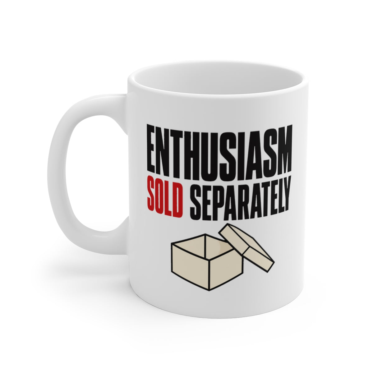left view of the mug