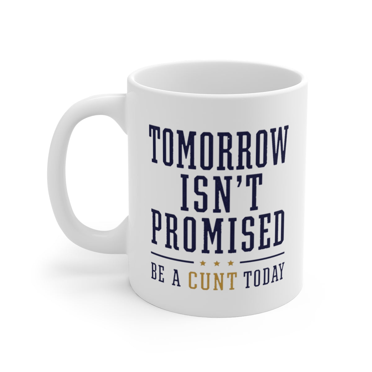 left view of the mug