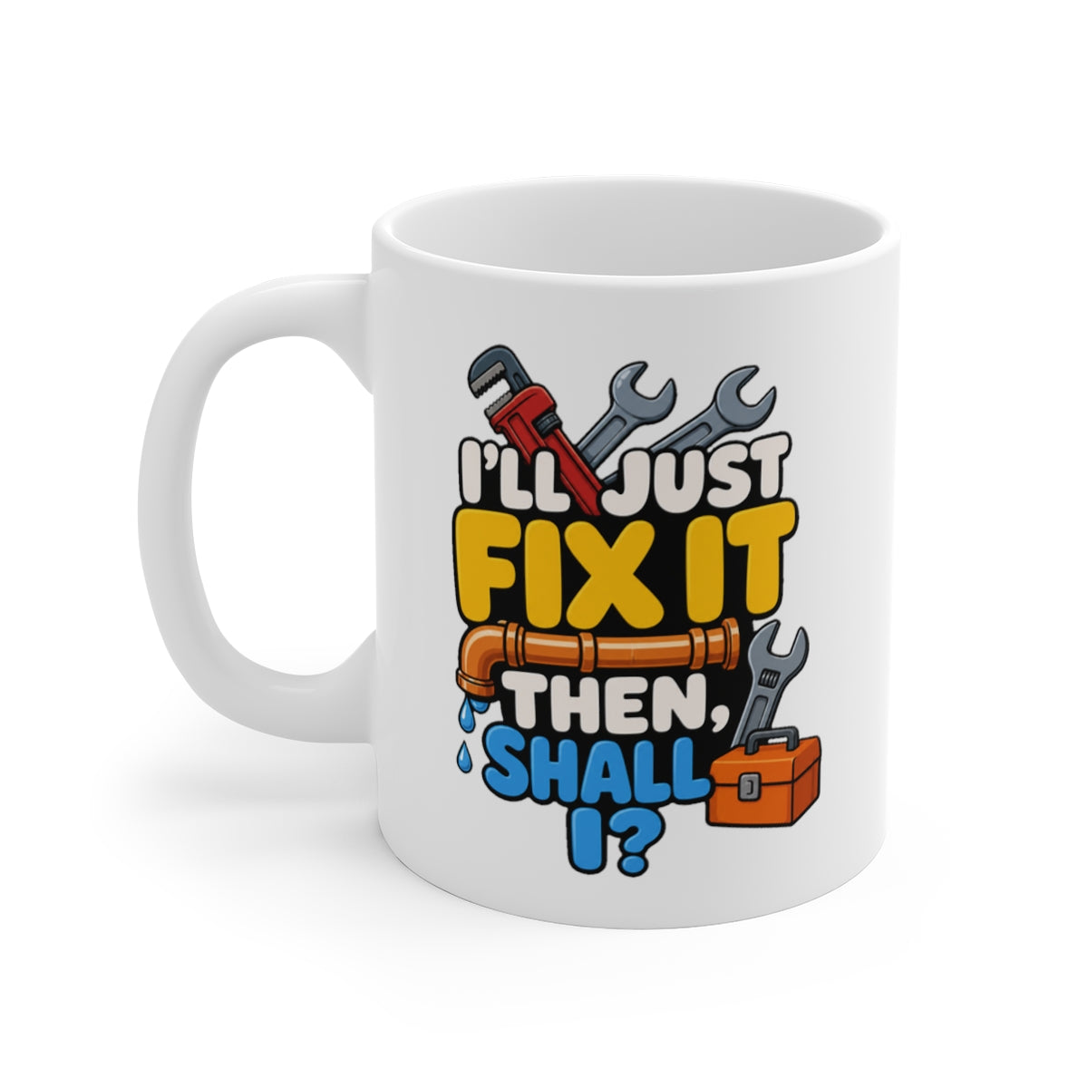 left view of the mug