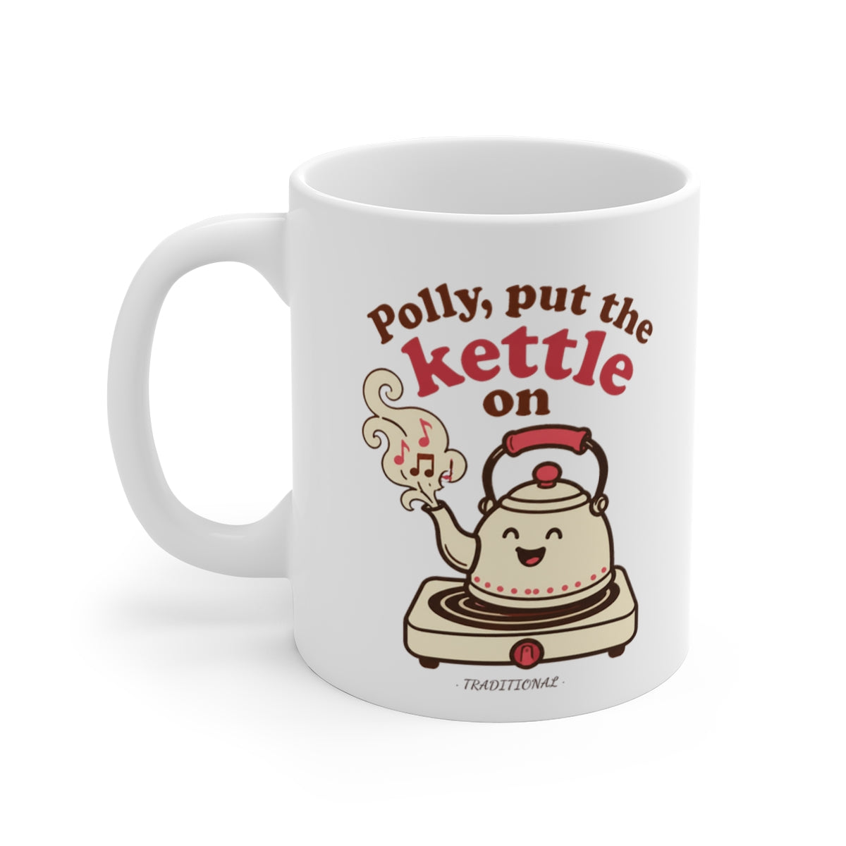 left view of the mug