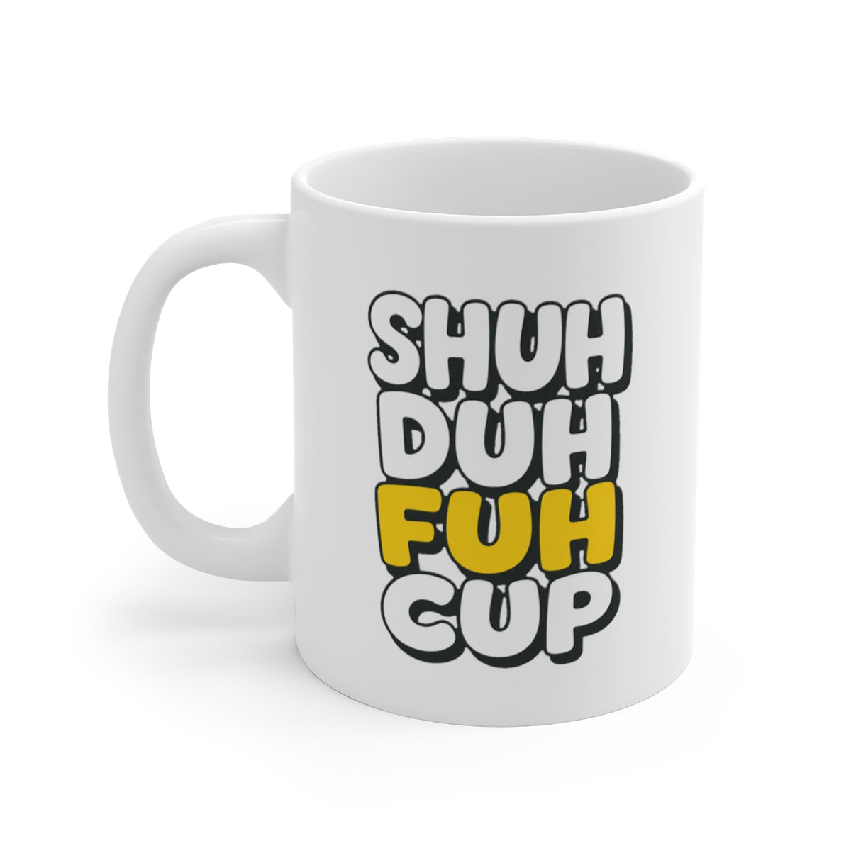 left view of the mug