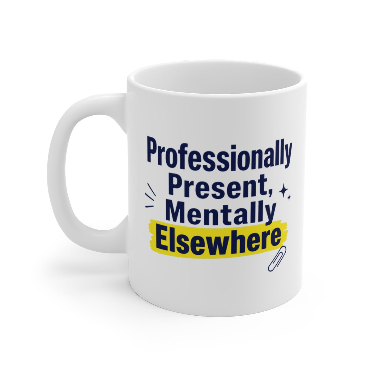 left view of the mug