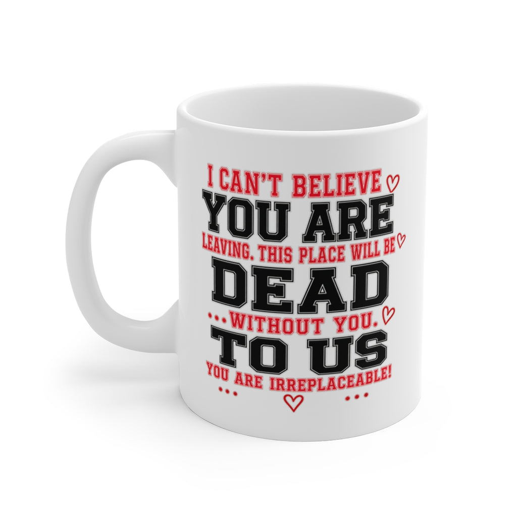 left view of the mug