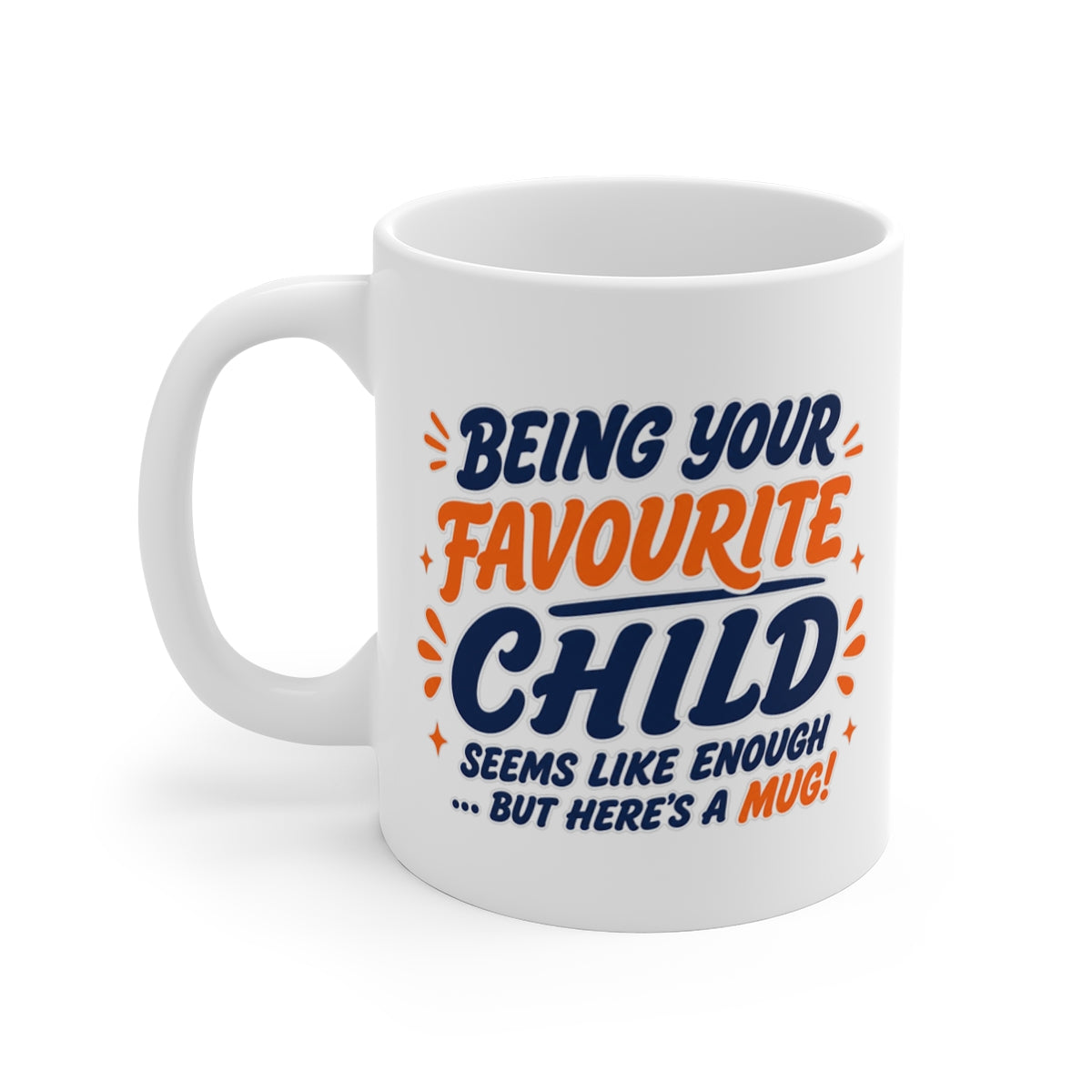 left view of the mug