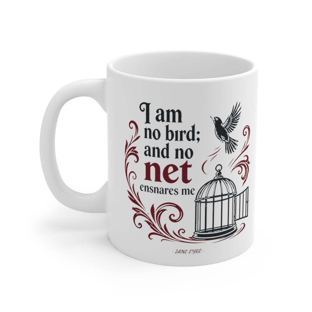 left view of the mug
