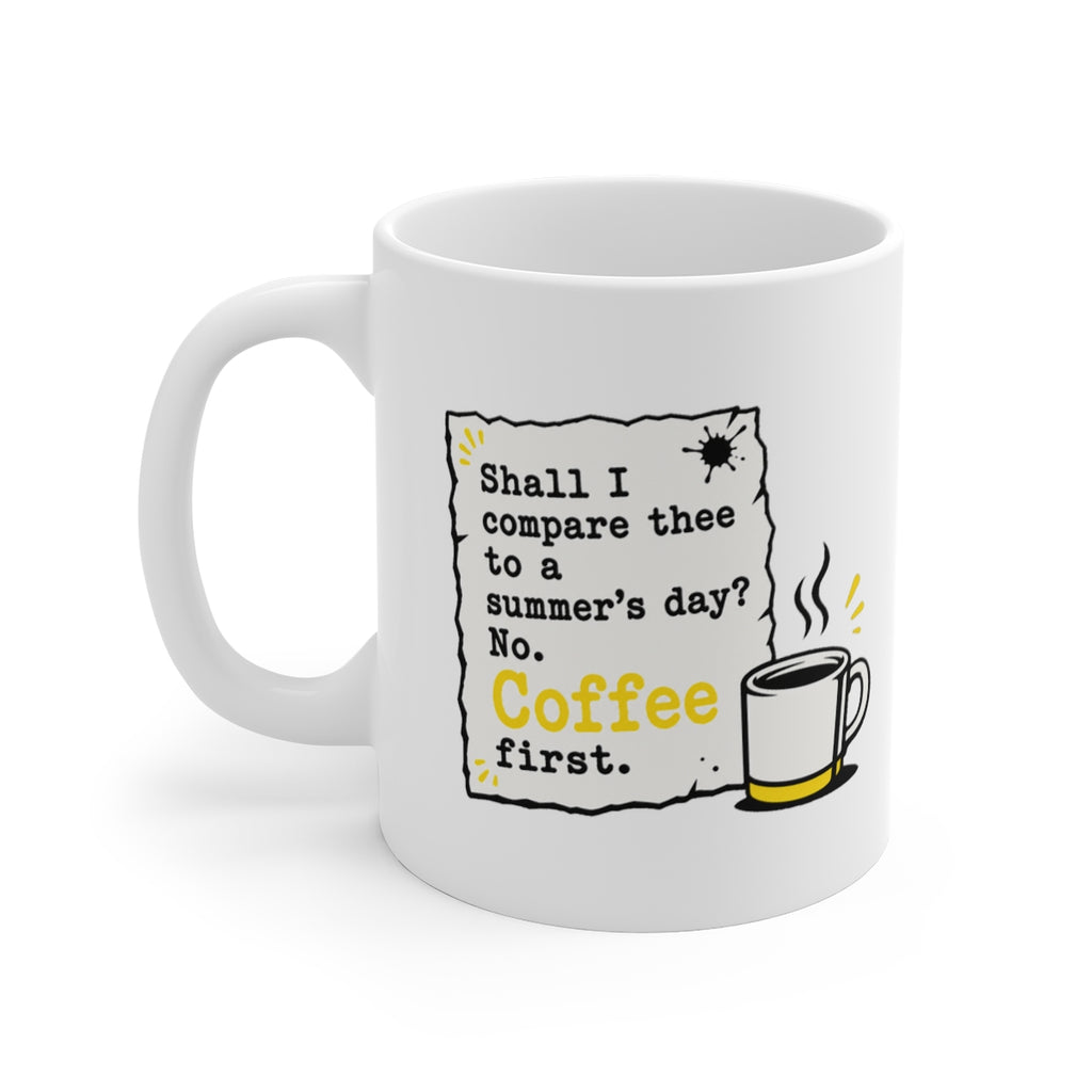 left view of the mug