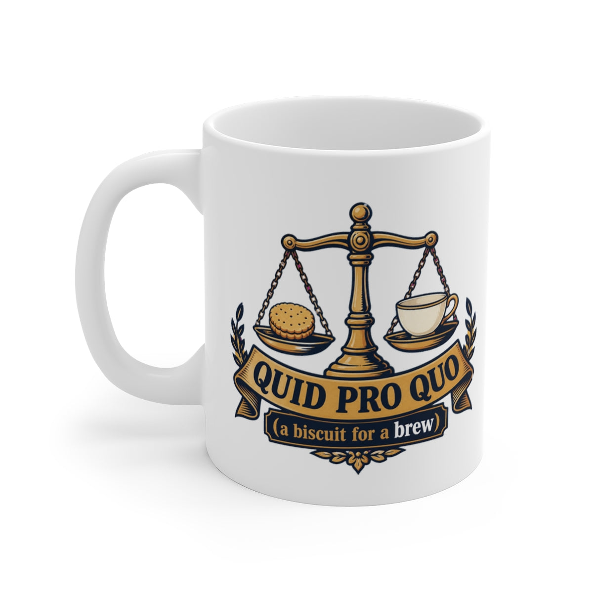 left view of the mug