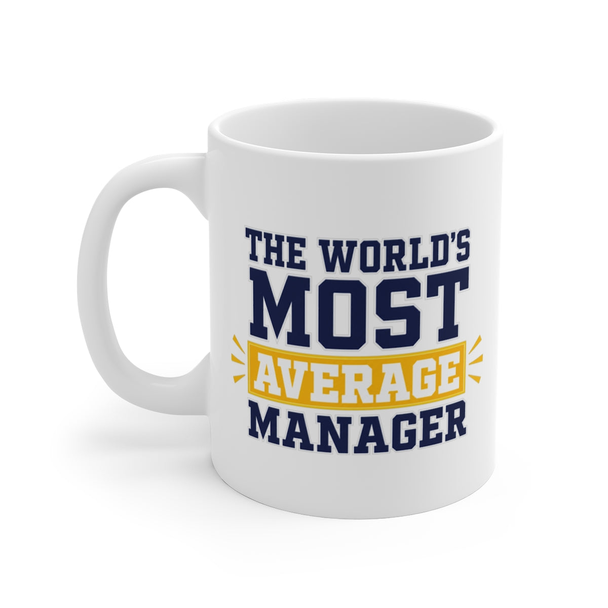 left view of the mug