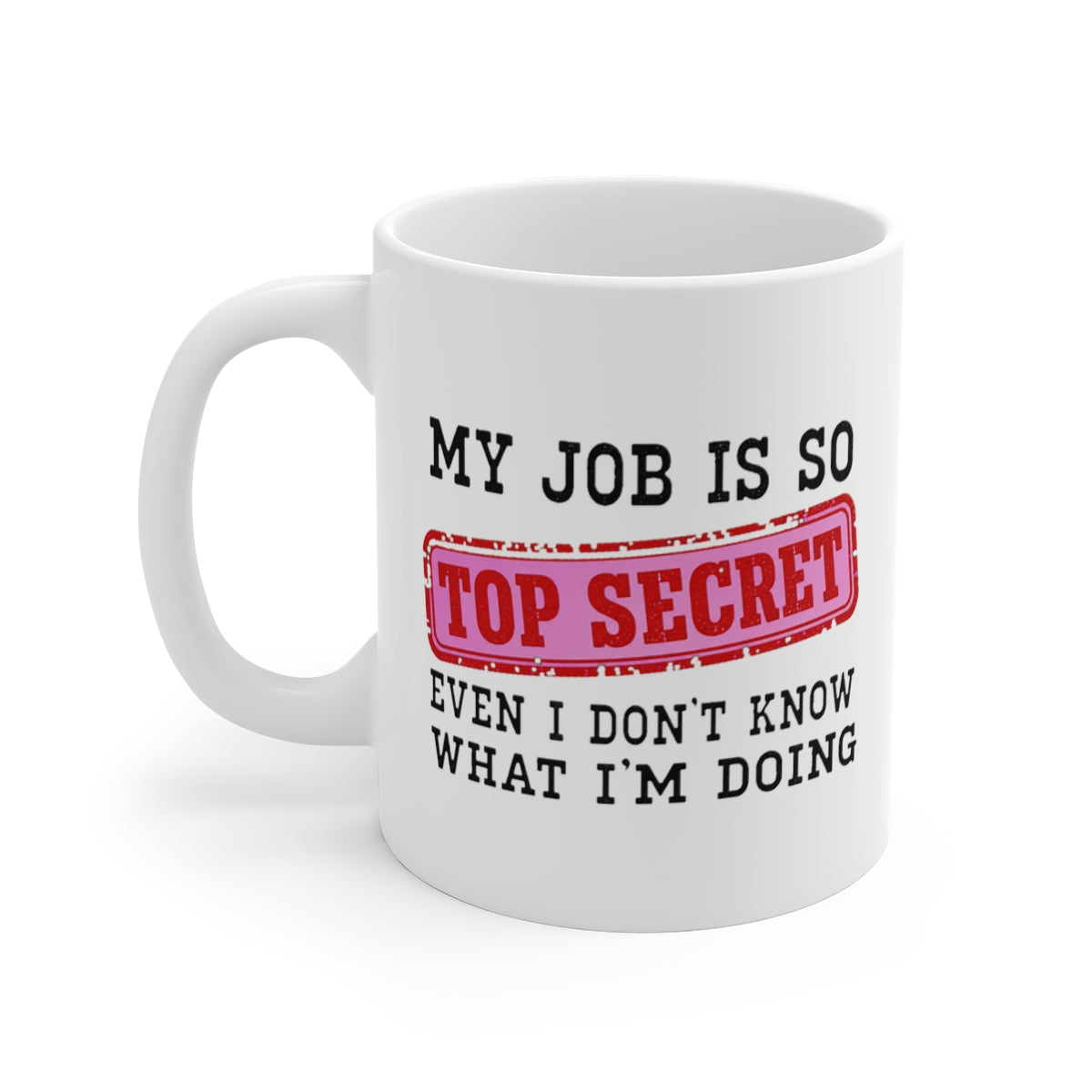 left view of the mug