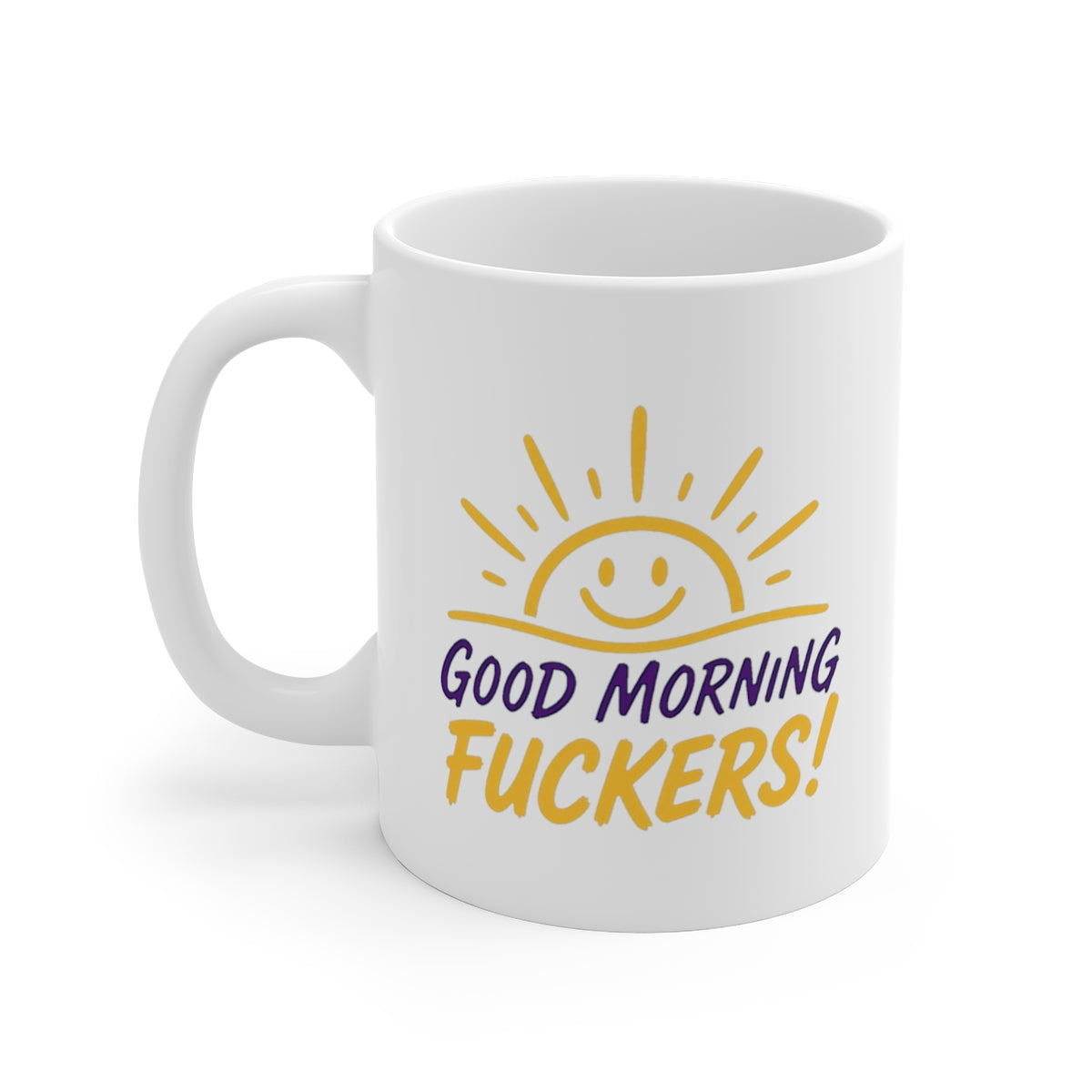 left view of the mug