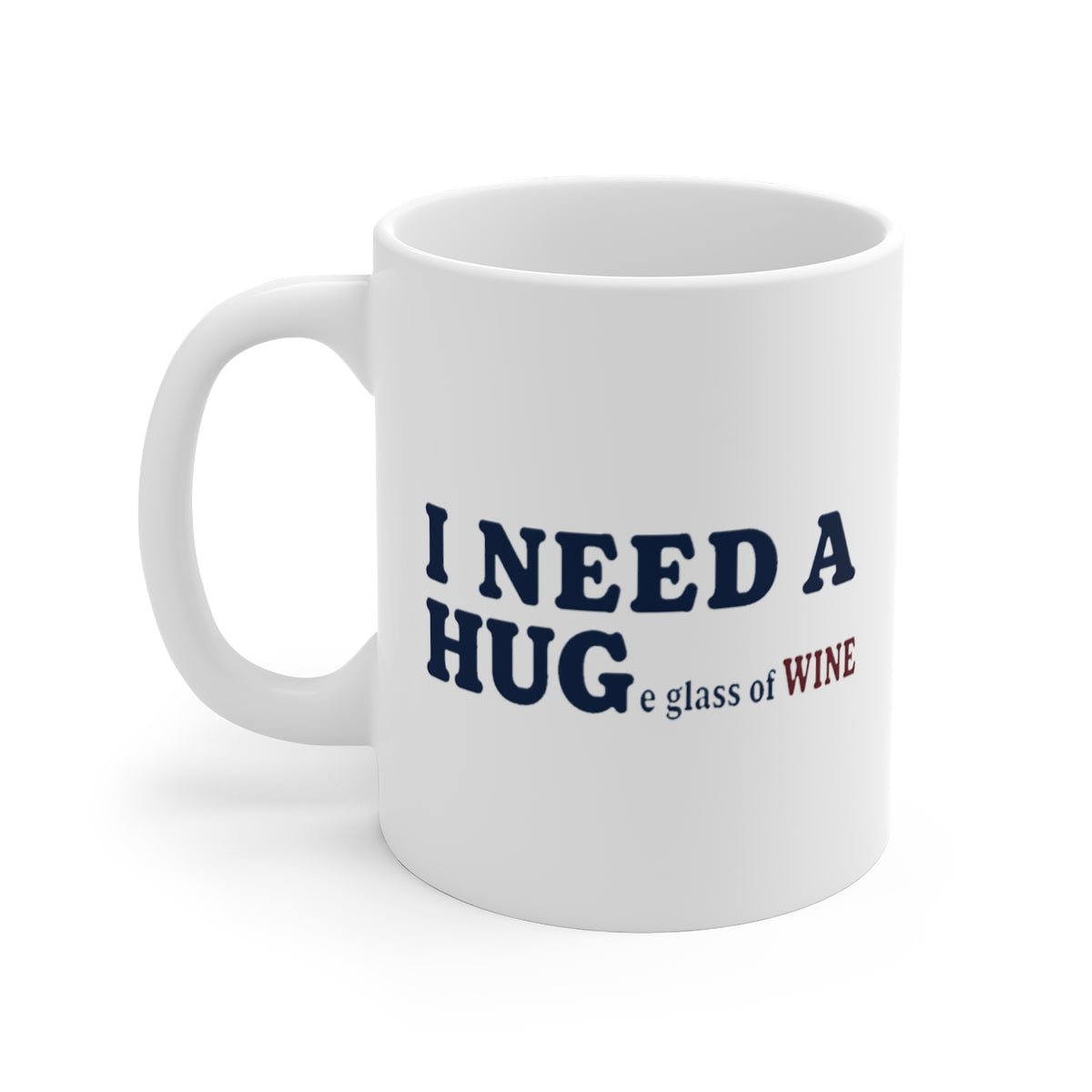 left view of the mug