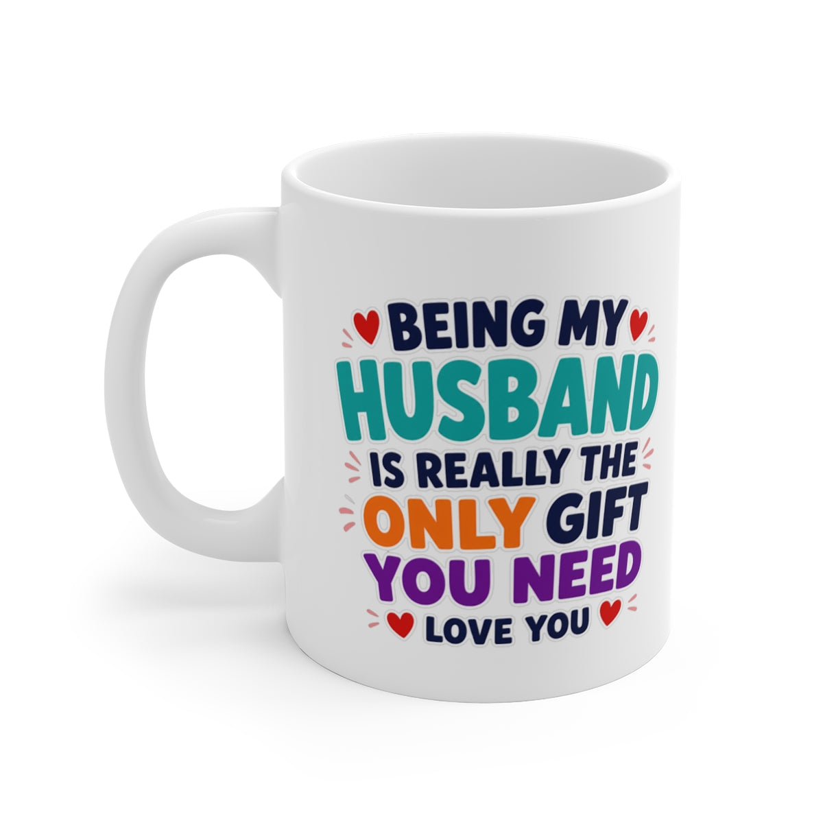 left view of the mug