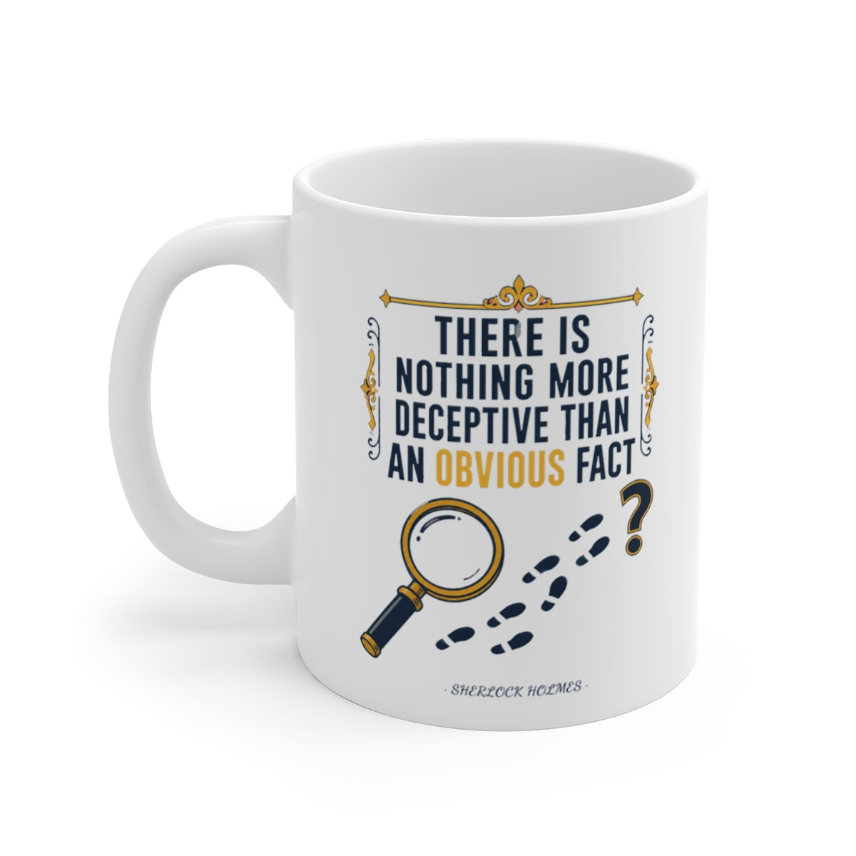 left view of the mug