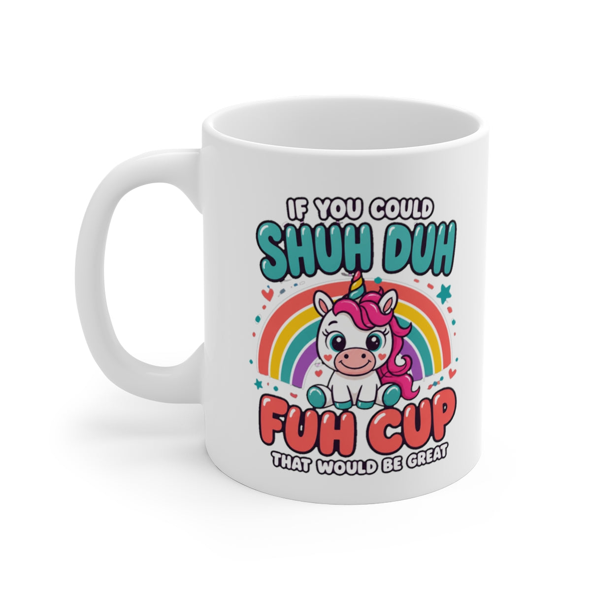 left view of the mug