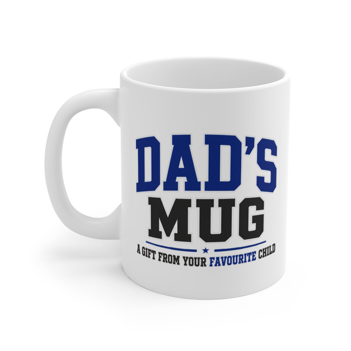 left view of the mug