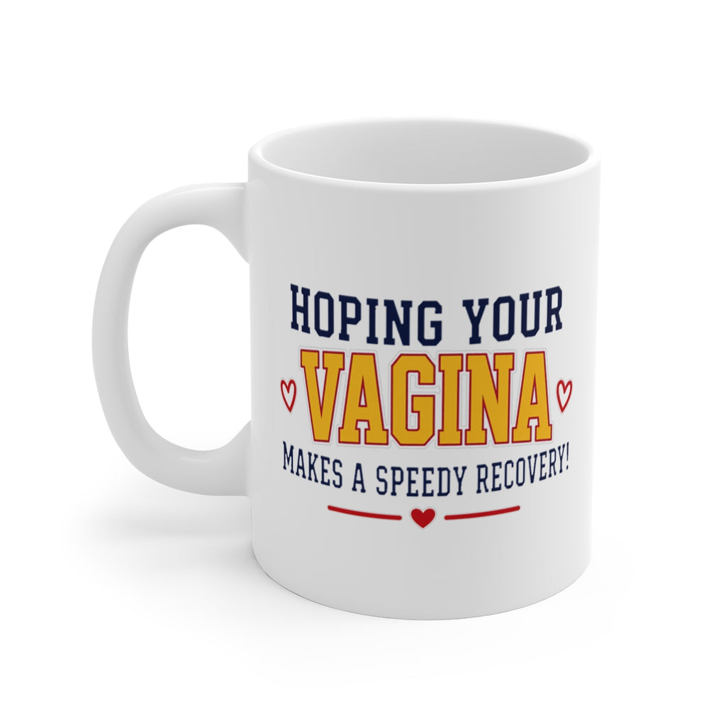 left view of the mug