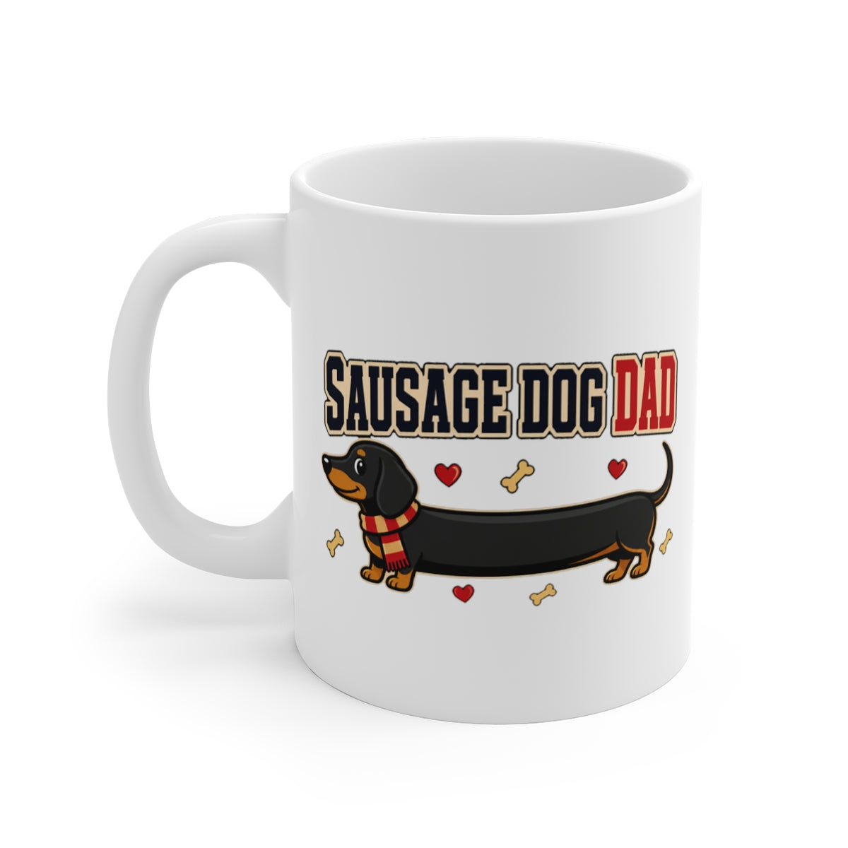 left view of the mug