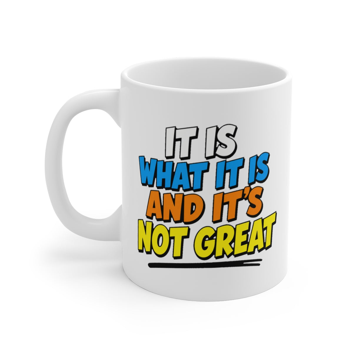 left view of the mug
