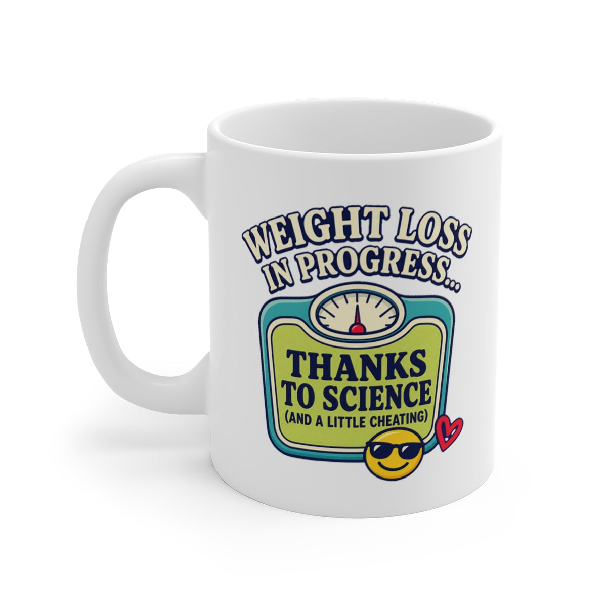 left view of the mug