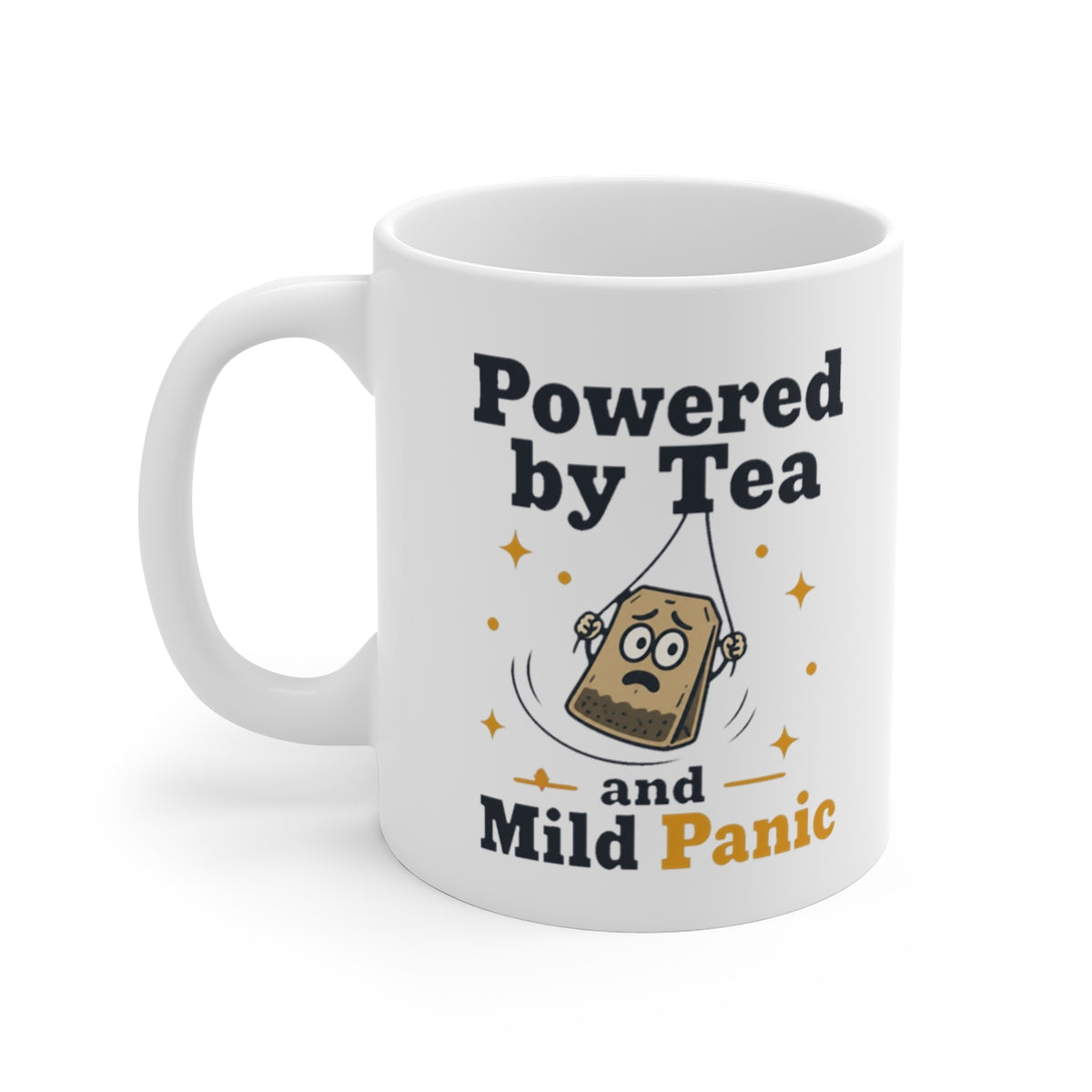 left view of the mug