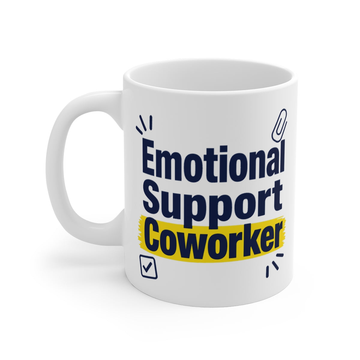 left view of the mug