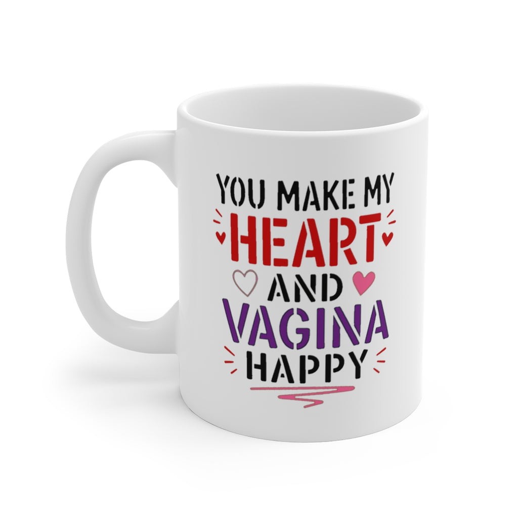 left view of the mug