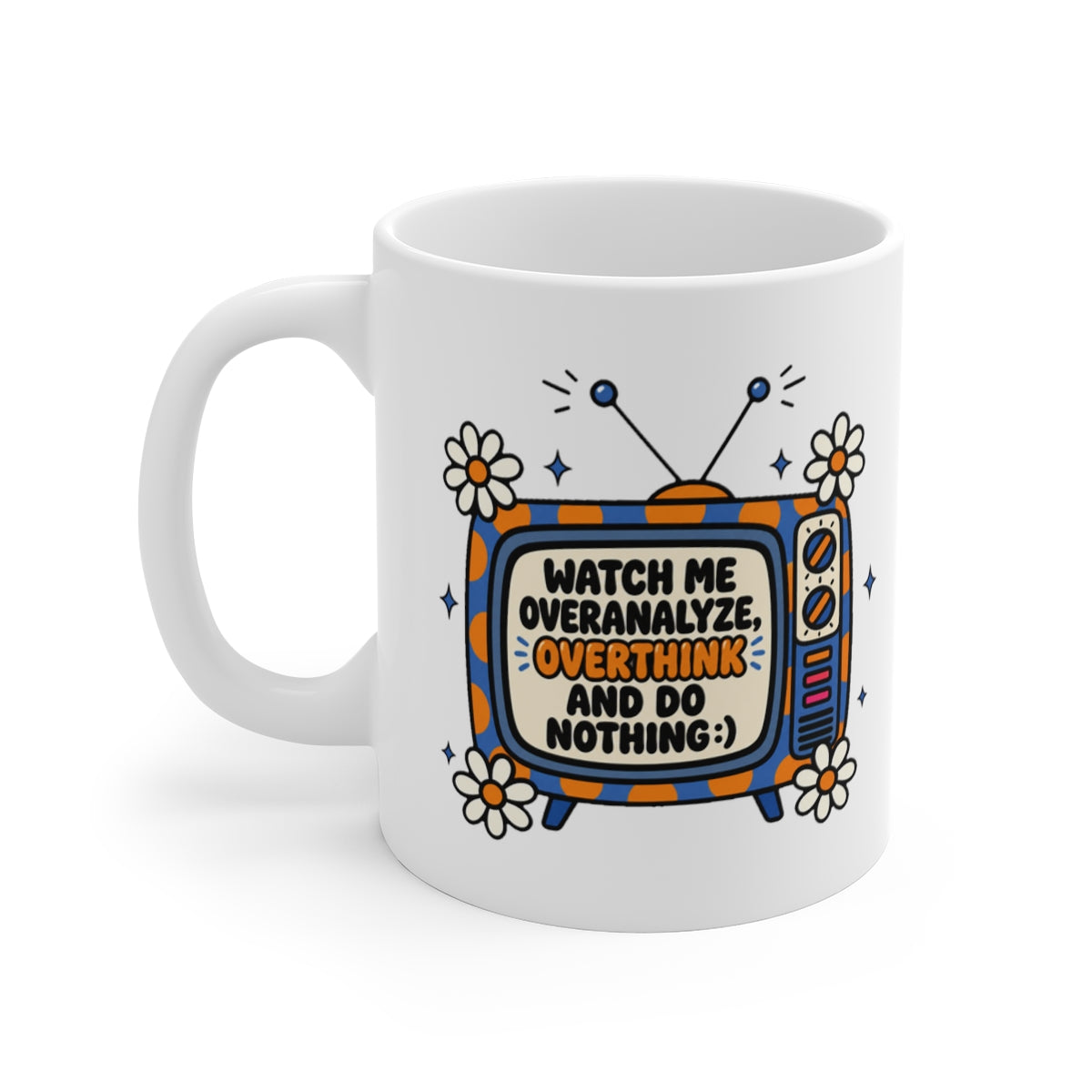 left view of the mug