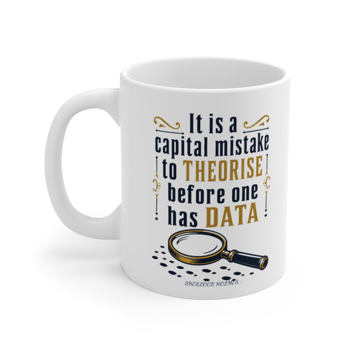 left view of the mug