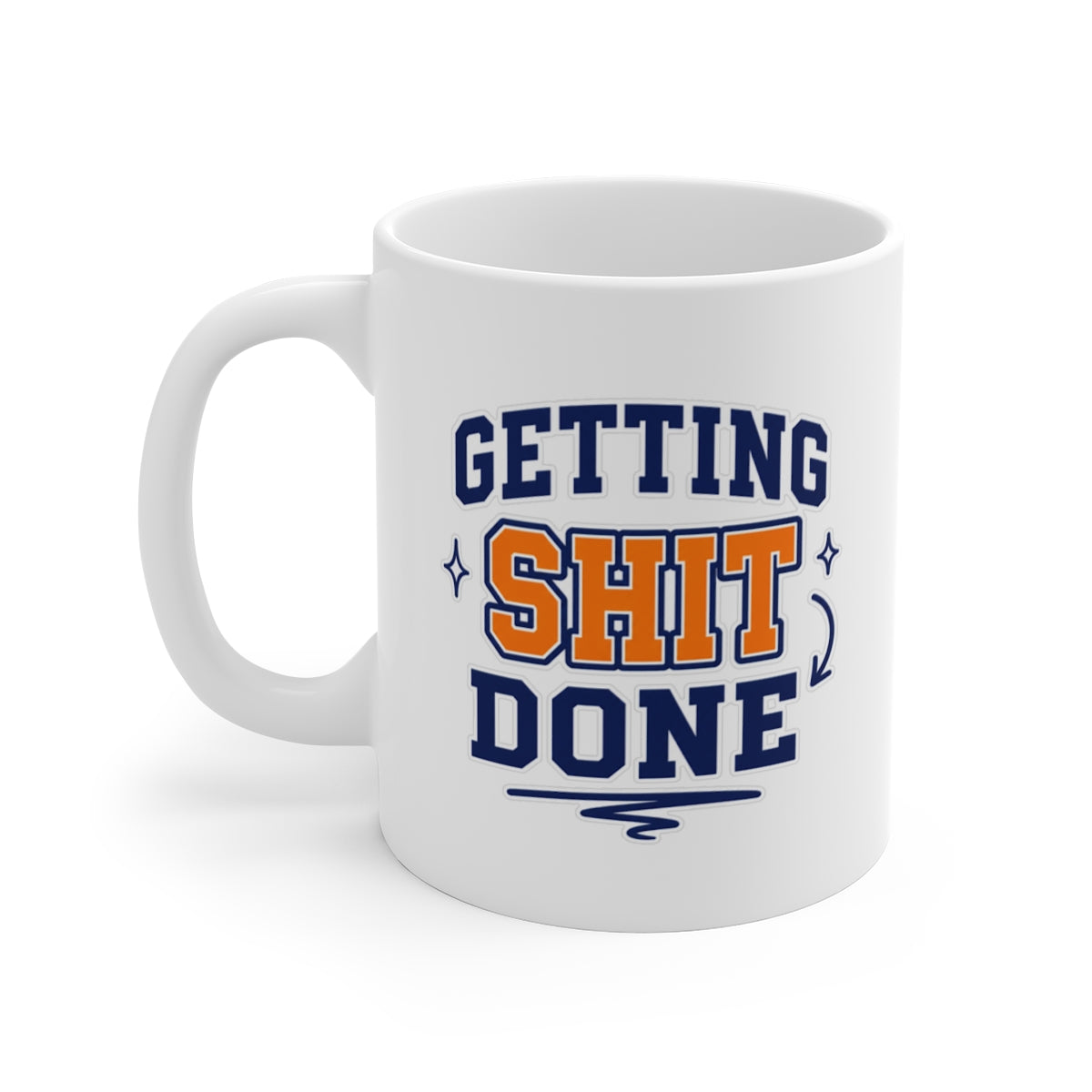 left view of the mug
