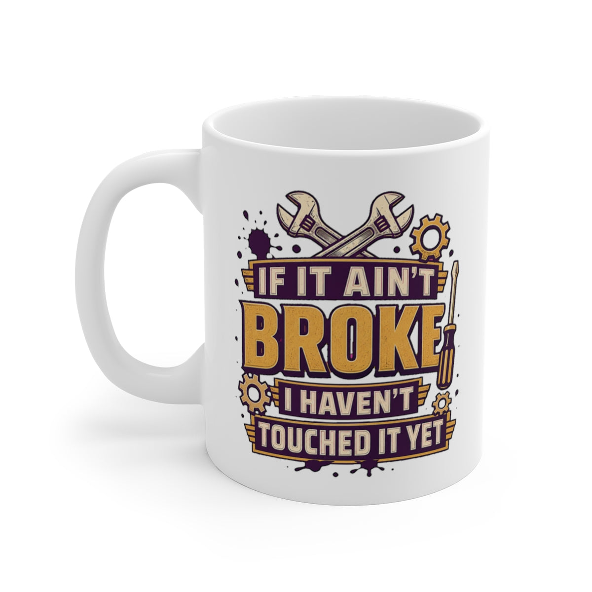 left view of the mug