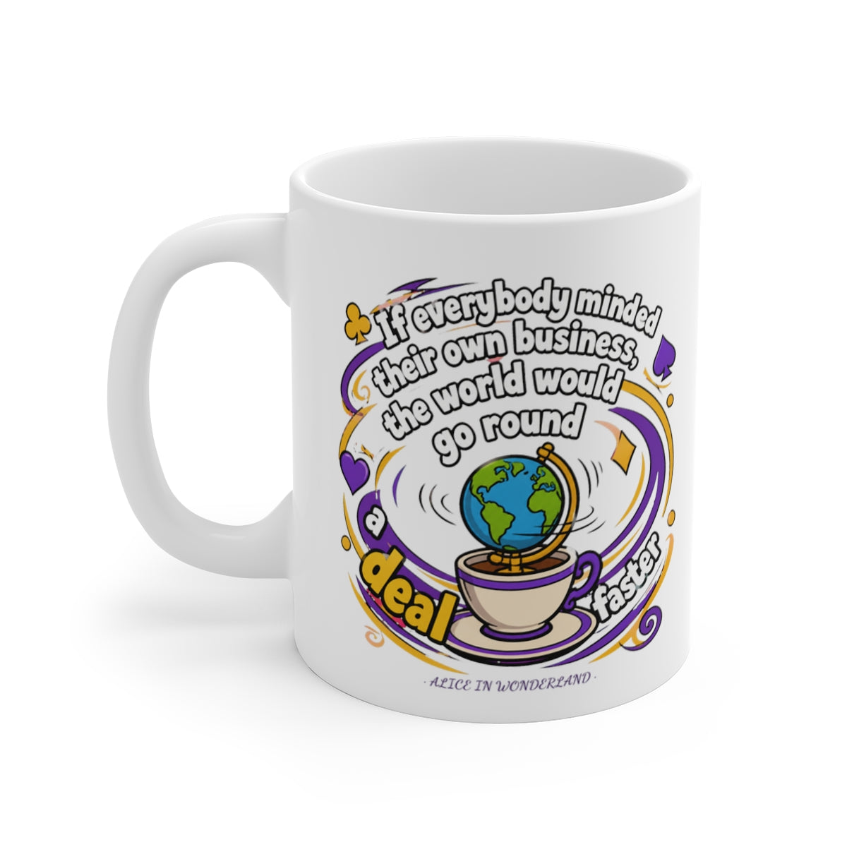 left view of the mug