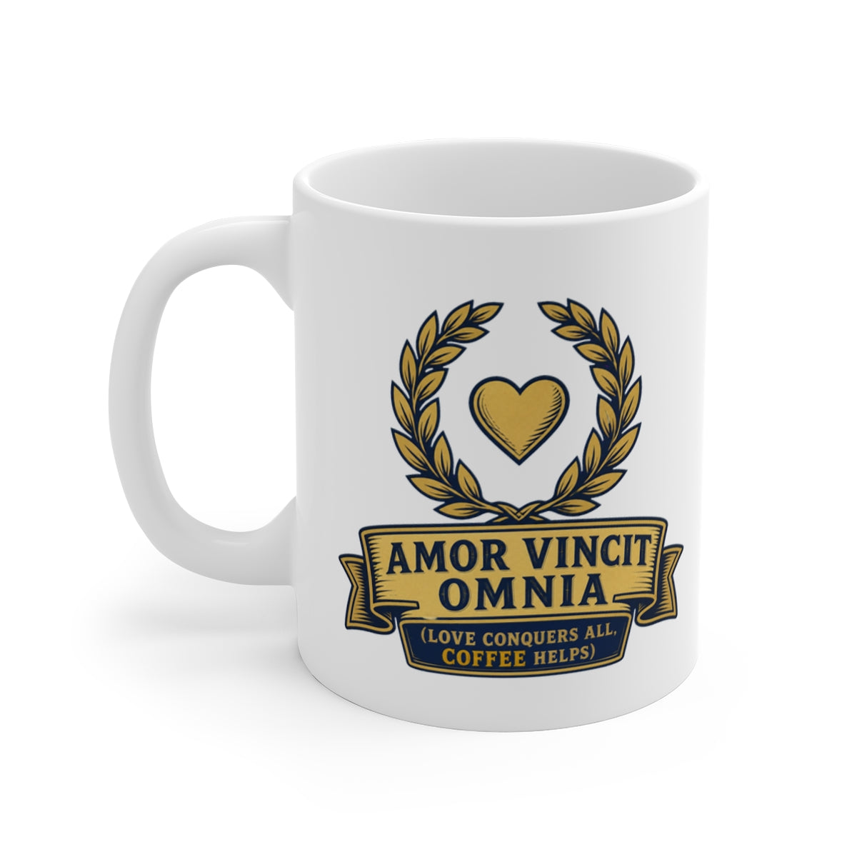 left view of the mug