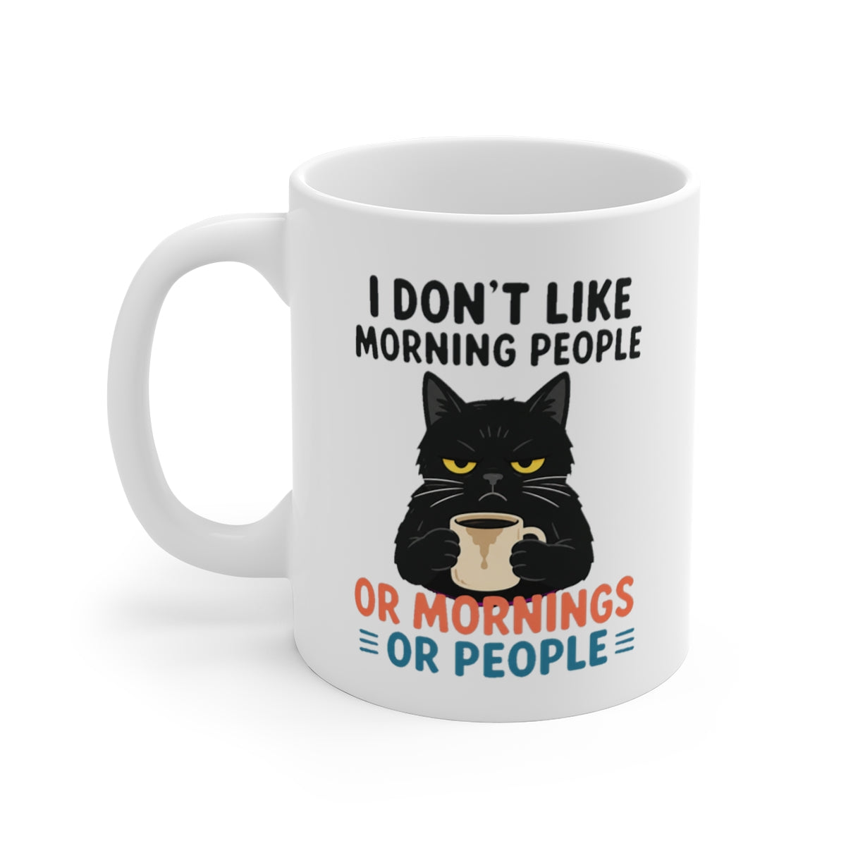 left view of the mug