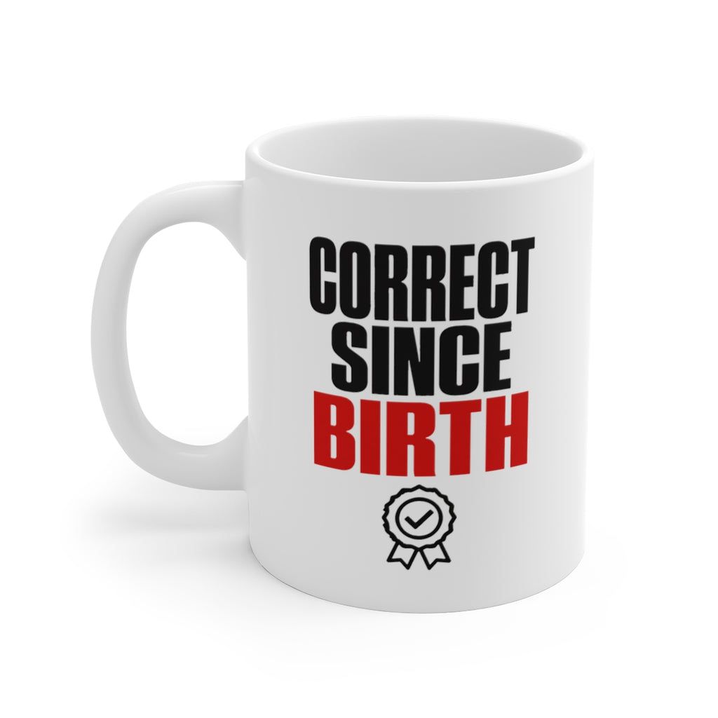left view of the mug