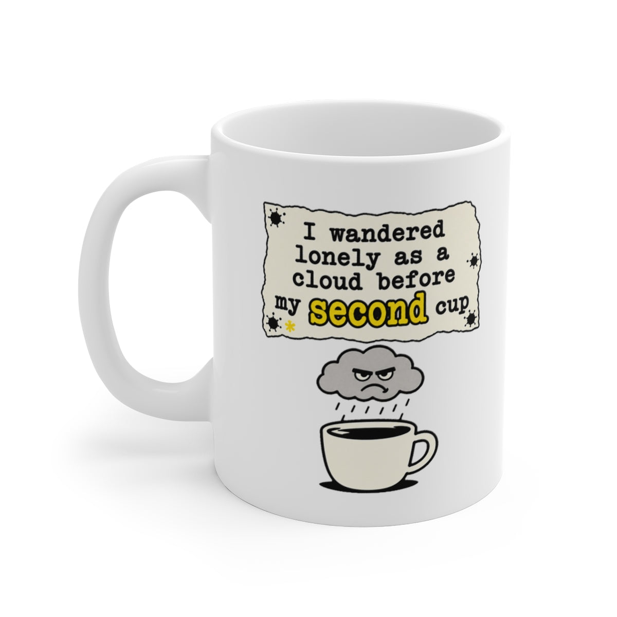left view of the mug