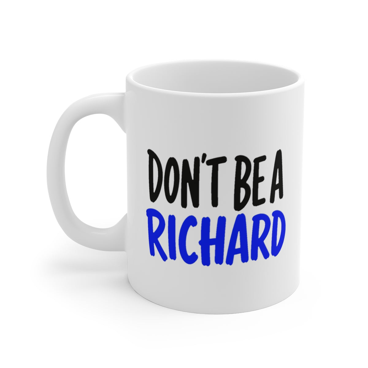 left view of the mug