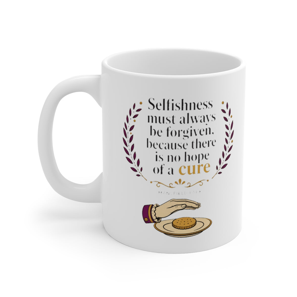 left view of the mug