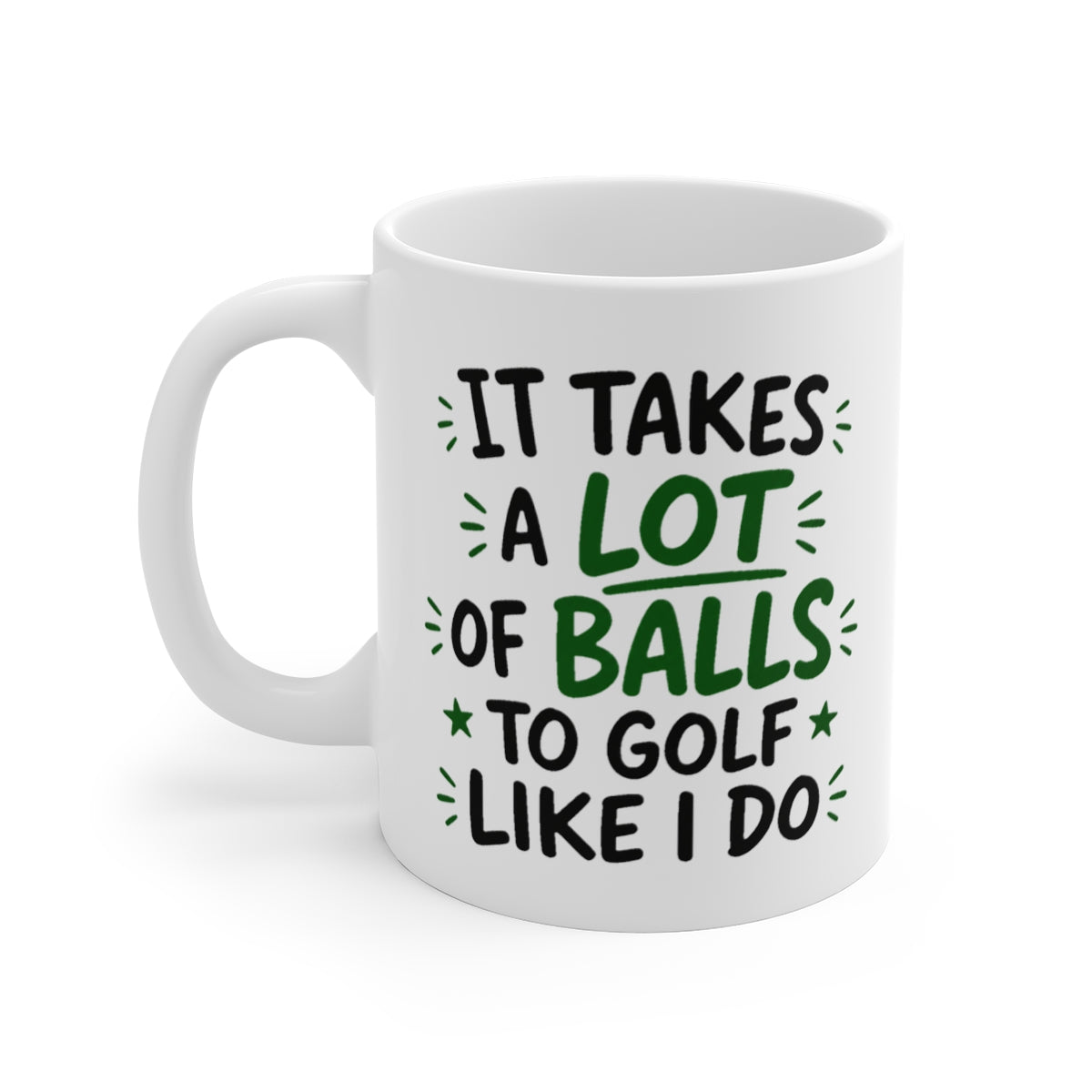 left view of the mug