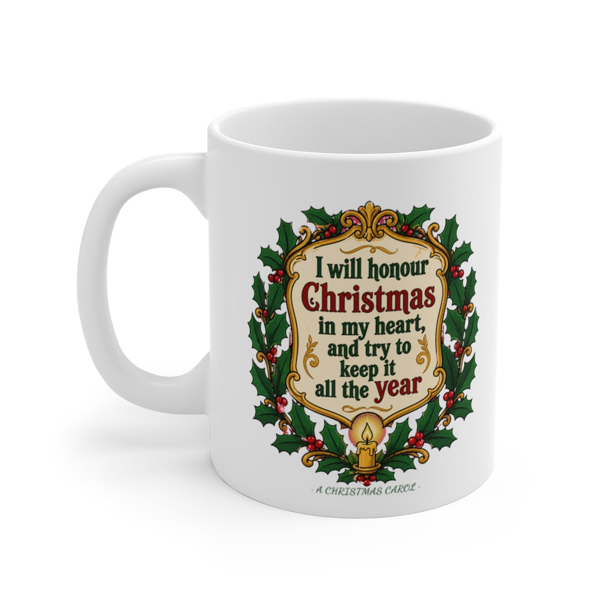 left view of the mug