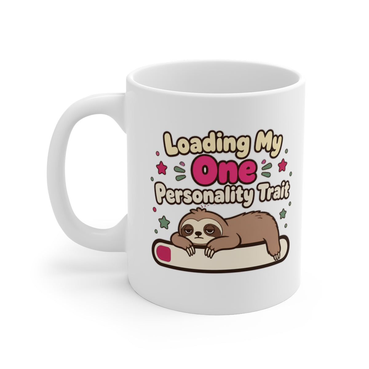 left view of the mug