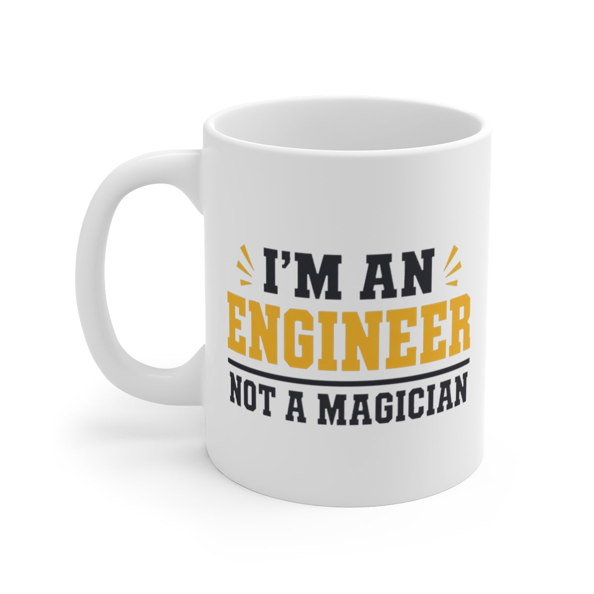 left view of the mug
