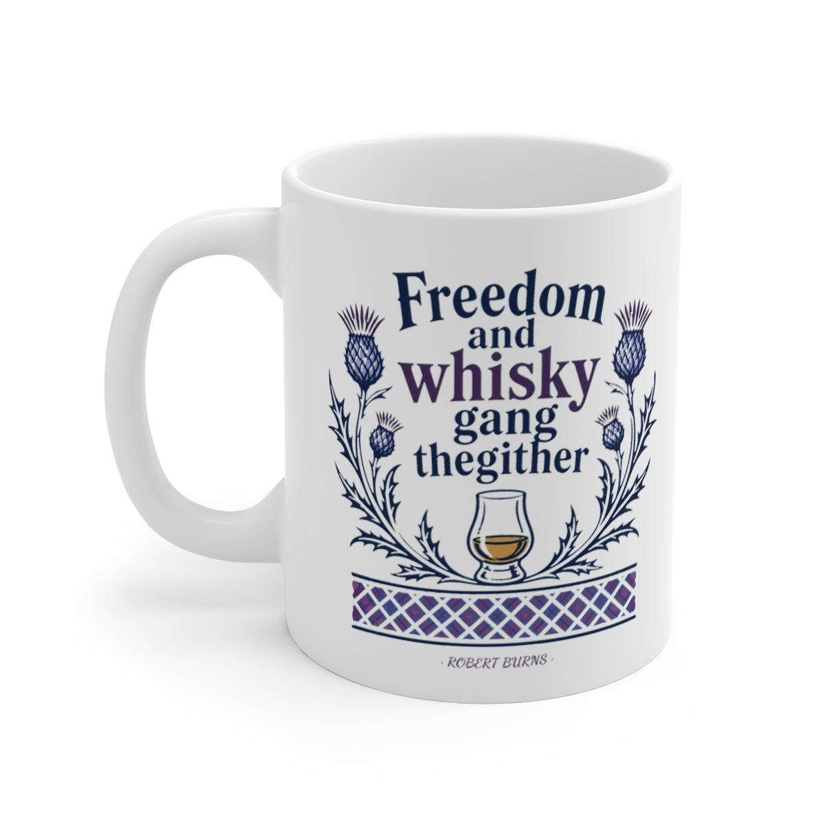 left view of the mug