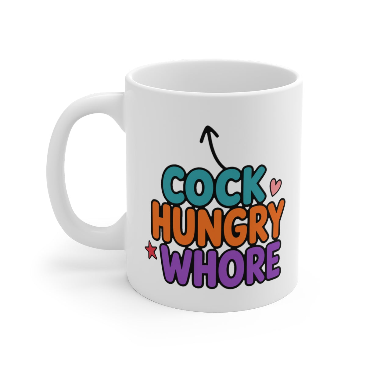 left view of the mug