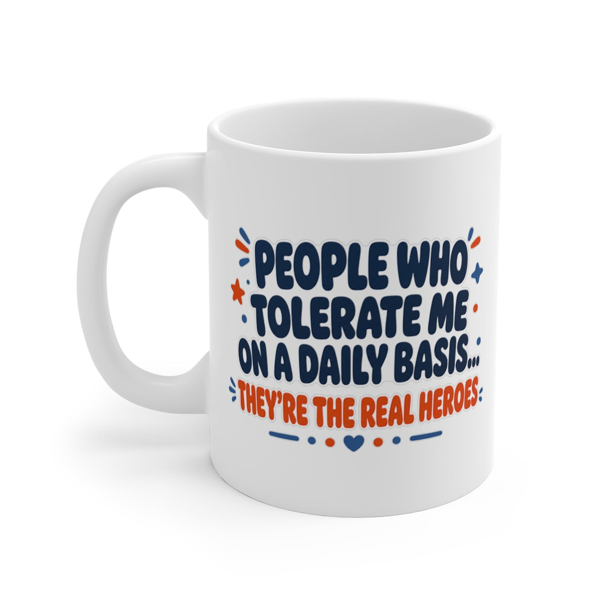 left view of the mug