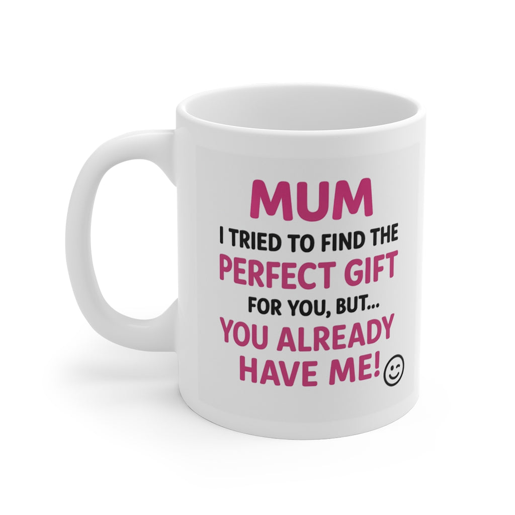 left view of the mug