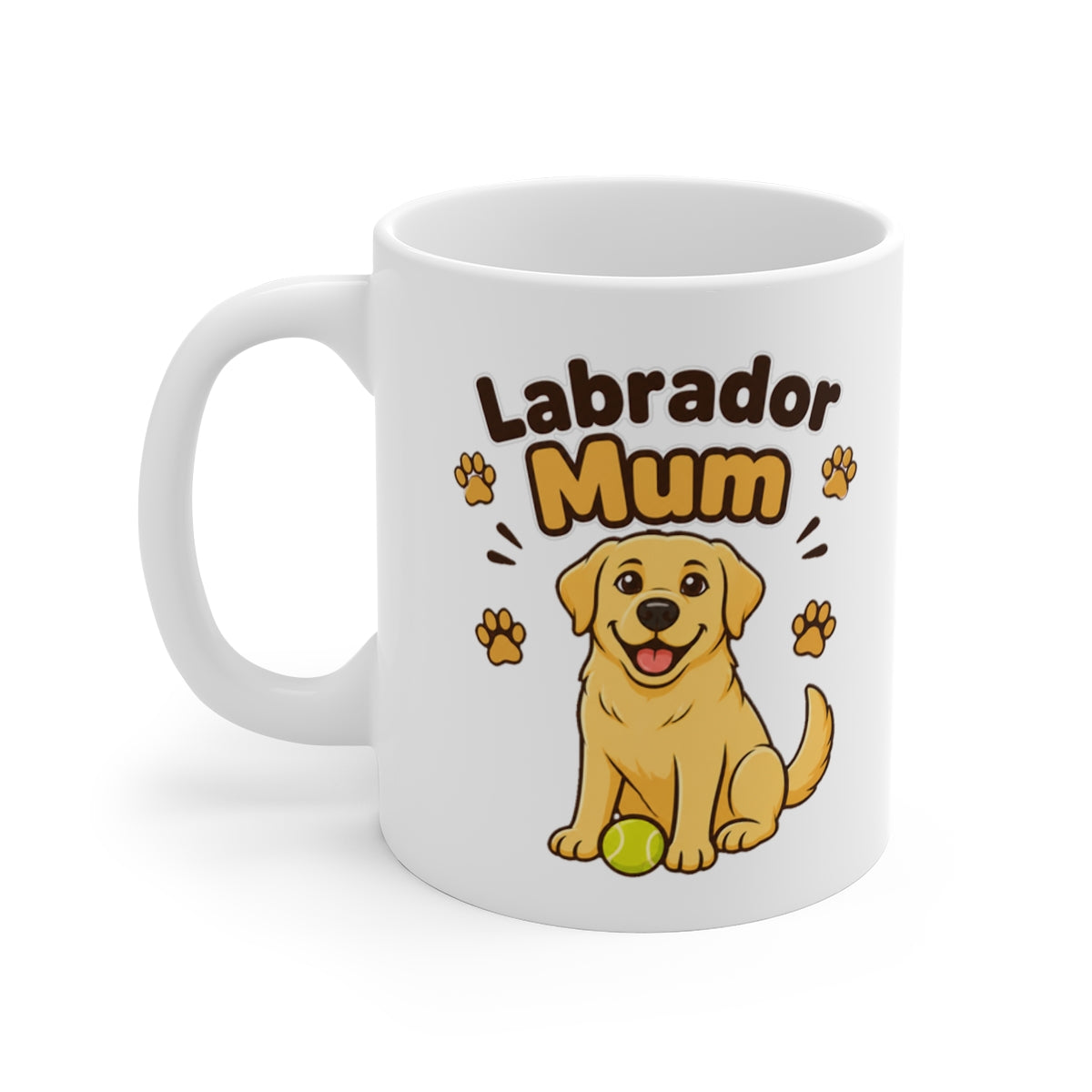 left view of the mug