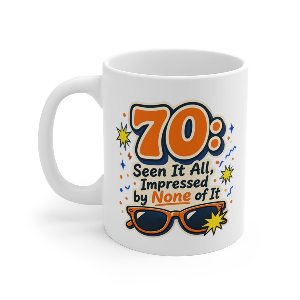 left view of the mug