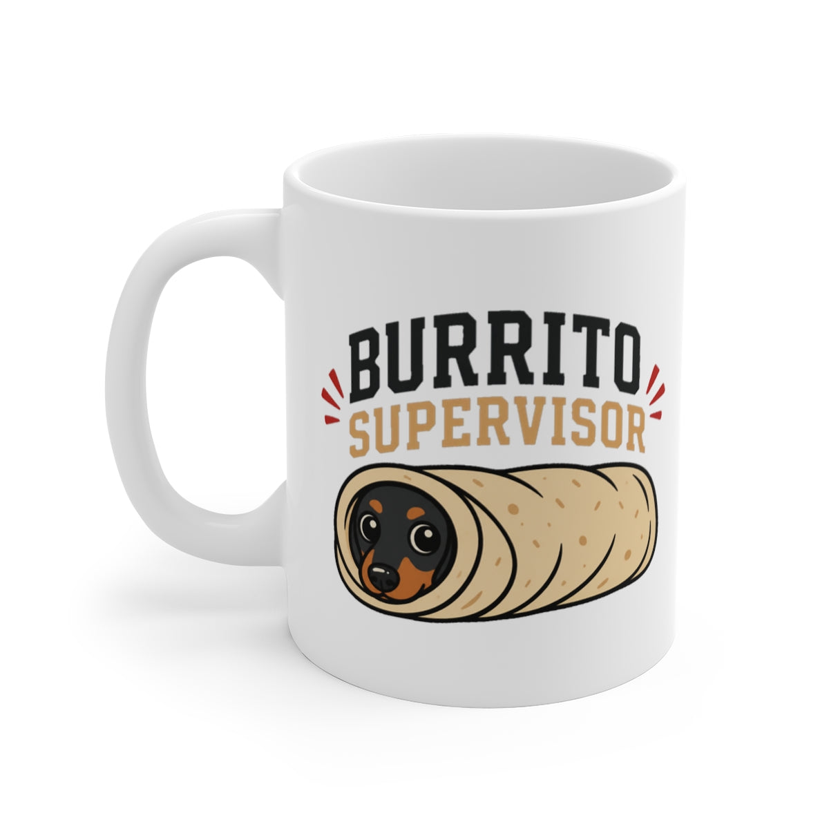 left view of the mug