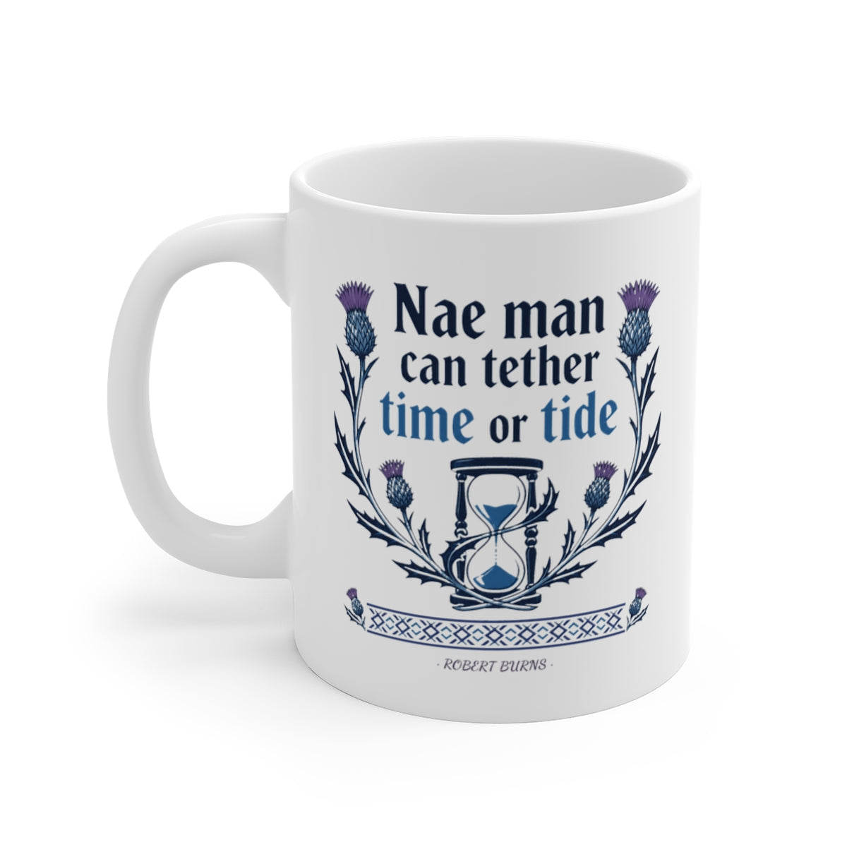 left view of the mug