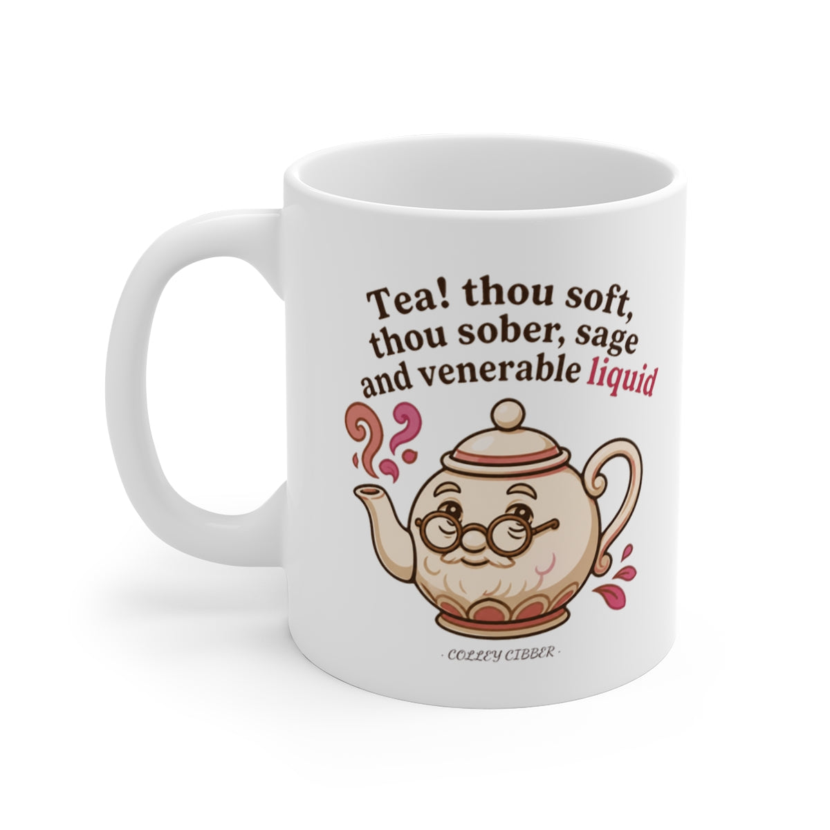 left view of the mug